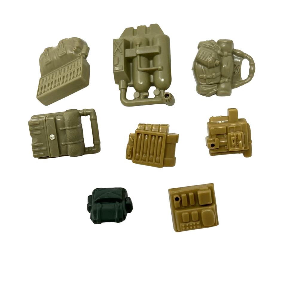 Vintage 80s GI Joe LOT of Backpacks Bags Packs Accessories